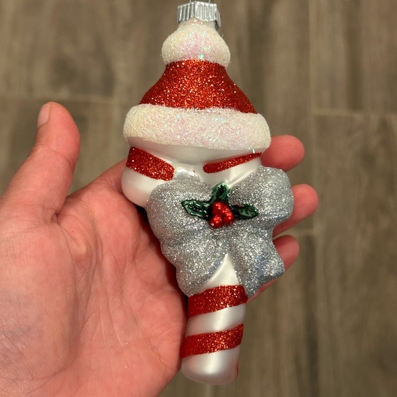 Radko Candy Cane & Santa Ornaments – 2010 Hand Crafted Glass (Kmart Exclusive) - Picture 16 of 16